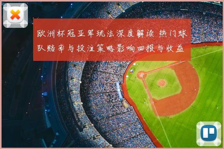 欧洲杯冠亚军玩法深度解读 热门球队赔率与投注策略影响回报与收益预测